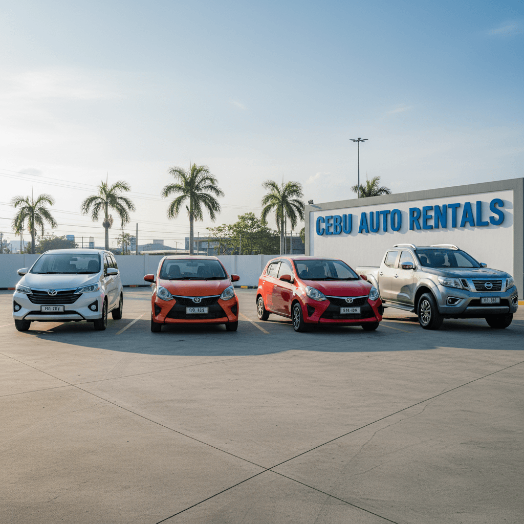 Avanza, Wigo, and Nissan Navara rental vehicles